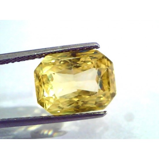 Huge 10.33 Ct Unheated Untreated Natural Ceylon Yellow Sapphire Gems