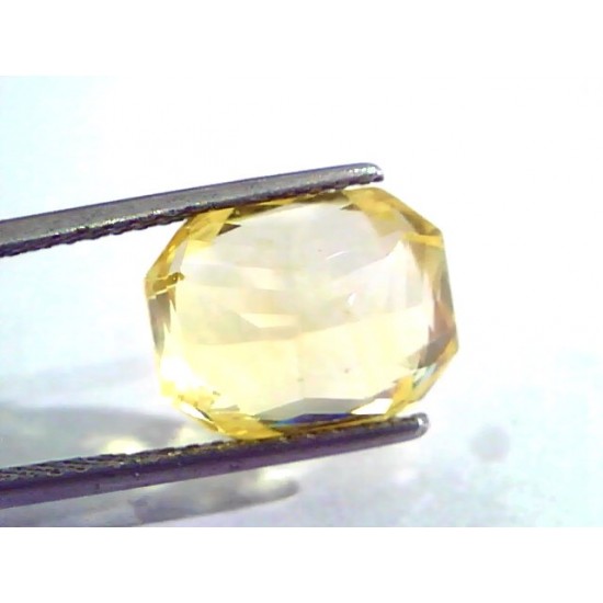 Huge 10.33 Ct Unheated Untreated Natural Ceylon Yellow Sapphire Gems