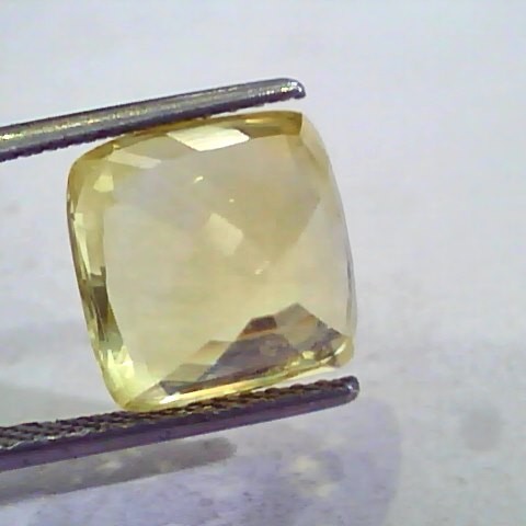 Huge 11.01 Ct Unheated Untreated Natural Ceylon Yellow Sapphire