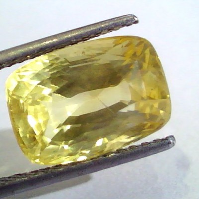 Huge 11.11 Ct Unheated Untreated Natural Ceylon Yellow Sapphire