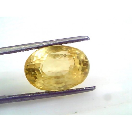 Huge 11.72 Ct Unheated Untreated Natural Ceylon Yellow Sapphire Gemstone