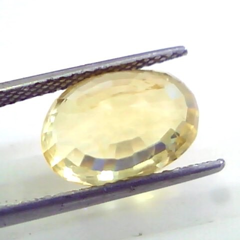 Huge 11.72 Ct Unheated Untreated Natural Ceylon Yellow Sapphire Gemstone