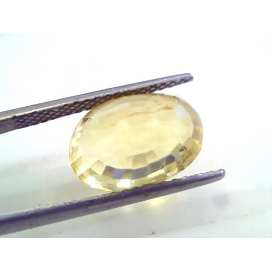 Huge 11.72 Ct Unheated Untreated Natural Ceylon Yellow Sapphire Gemstone