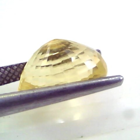 Huge 11.72 Ct Unheated Untreated Natural Ceylon Yellow Sapphire Gemstone