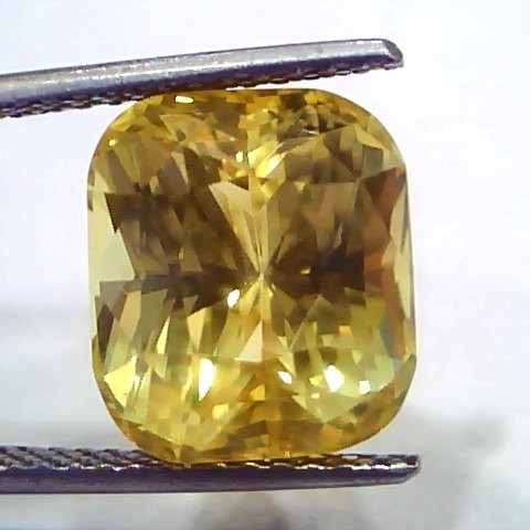 Huge 12.12 Ct Unheated Untreated Natural Ceylon Yellow Sapphire Gems