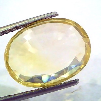 Huge 12.38 Ct Unheated Untreated Natural Ceylon Yellow Sapphire Gems