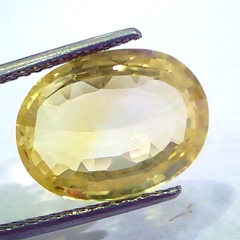 Huge 12.38 Ct Unheated Untreated Natural Ceylon Yellow Sapphire Gems