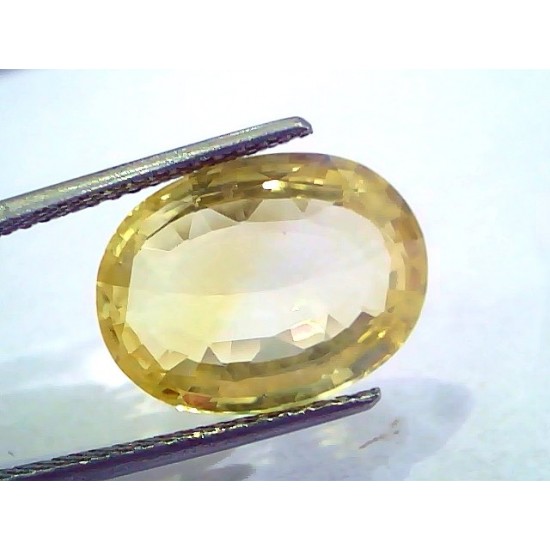 Huge 12.38 Ct Unheated Untreated Natural Ceylon Yellow Sapphire Gems