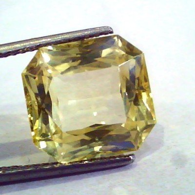 Huge 14.13 Ct Unheated Untreated Natural Ceylon Yellow Sapphire AAA