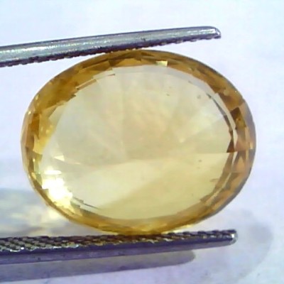 Huge 18.49 Ct Unheated Untreated Natural Ceylon Yellow Sapphire Gemstone