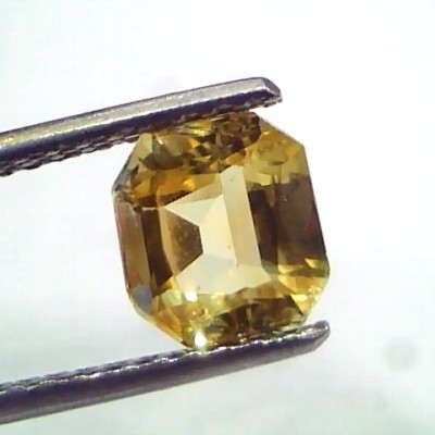 2.00 Ct Unheated Untreated Natural Ceylon Yellow Sapphire Pukhraj AAA