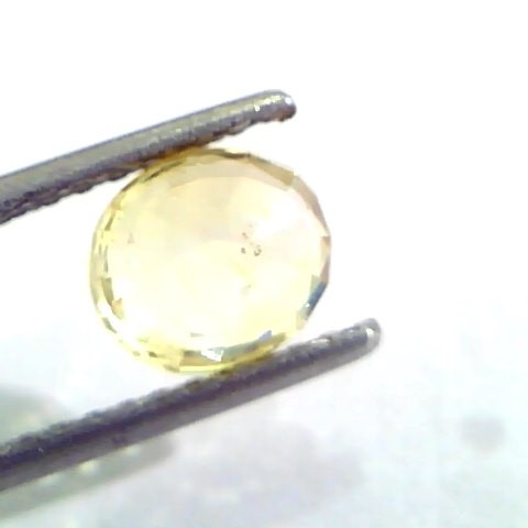 2.00 Ct Unheated Untreated Natural Ceylon Yellow Sapphire/Pukhraj