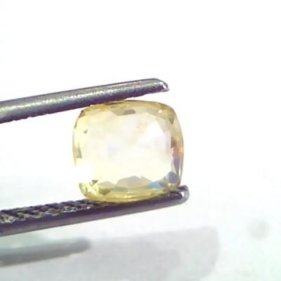 2.02 Ct Unheated Untreated Natural Ceylon Yellow Sapphire Pukhraj