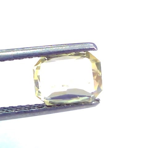 2.02 Ct Unheated Untreated Natural Ceylon Yellow Sapphire Pukhraj