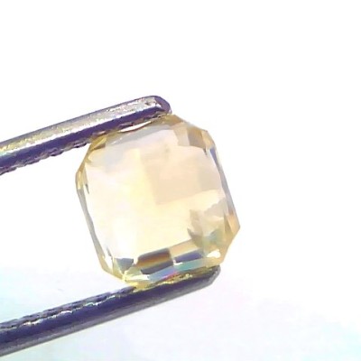 2.00 Ct Certified Unheated Untreated Natural Ceylon Yellow Sapphire Gems