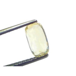 2.01 Ct Certified Unheated Untreated Natural Ceylon Yellow Sapphire Gems 2.01 Ct Certified Unheated Untreated Natural Ceylon Yellow Sapphire Gems