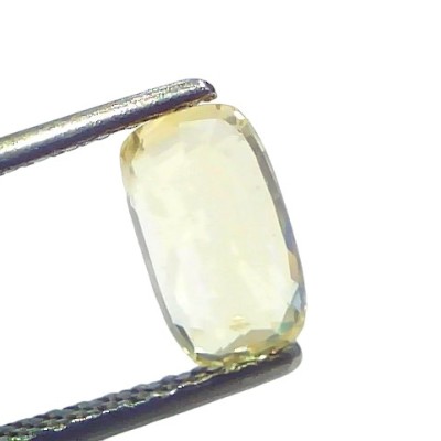 2.01 Ct Certified Unheated Untreated Natural Ceylon Yellow Sapphire Gems 2.01 Ct Certified Unheated Untreated Natural Ceylon Yellow Sapphire Gems
