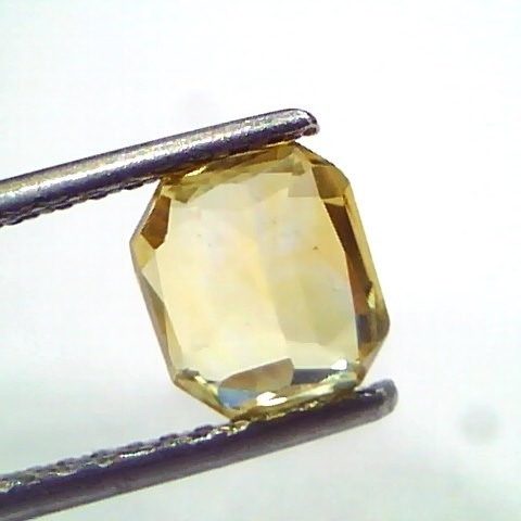 2.00 Ct Unheated Untreated Natural Ceylon Yellow Sapphire Pukhraj AAA