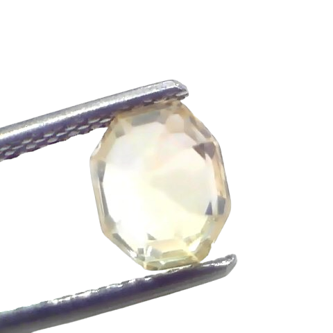 2.01 Ct Certified Unheated Untreated Natural Ceylon Yellow Sapphire 2.01 Ct Certified Unheated Untreated Natural Ceylon Yellow Sapphire