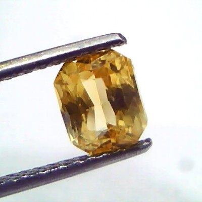 2.01 Ct Unheated Untreated Natural Ceylon Yellow Sapphire Pukhraj AAA