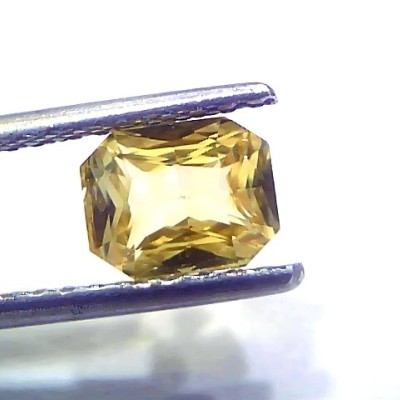 2.01 Ct GII Certified Unheated Untreated Natural Ceylon Yellow Sapphire AAA
