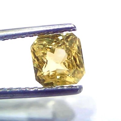 2.01 Ct GII Certified Unheated Untreated Natural Ceylon Yellow Sapphire AA