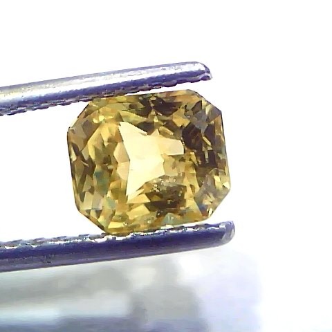 2.01 Ct GII Certified Unheated Untreated Natural Ceylon Yellow Sapphire AA