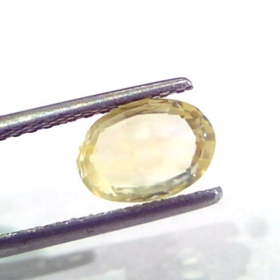 2.12 Ct Unheated Untreated Natural Ceylon Yellow Sapphire Pukhraj