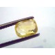 2.01 Ct 3.3 ratti Unheated Untreated Natural Ceylon Yellow Sapphire
