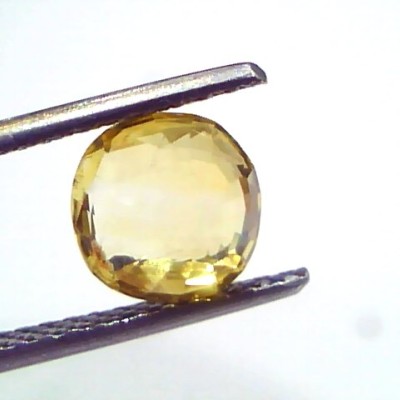 2.02 Ct Unheated Untreated Natural Ceylon Yellow Sapphire Gems