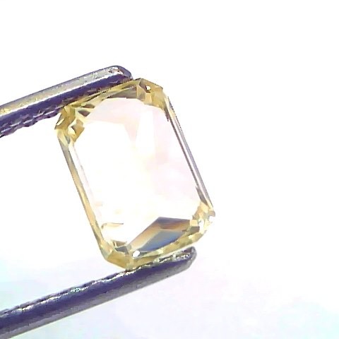 2.01 Ct Certified Unheated Untreated Natural Ceylon Yellow Sapphire Gems