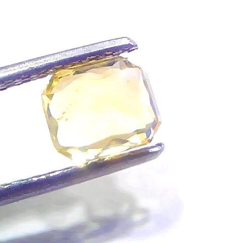 2.01 Ct GII Certified Unheated Untreated Natural Ceylon Yellow Sapphire AA