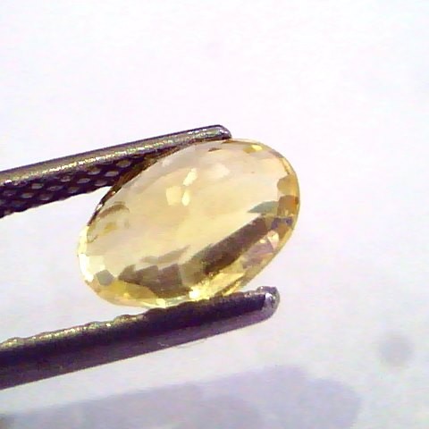 2.00 Ct Unheated Untreated Natural Ceylon Yellow Sapphire AAA