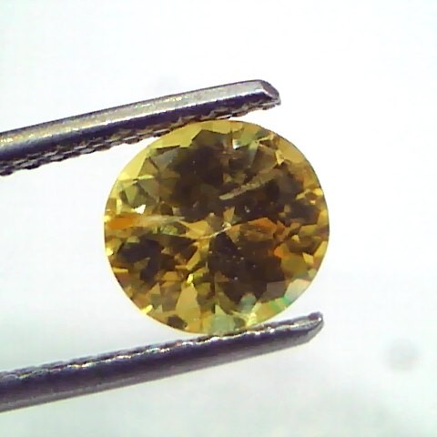 2.02 Ct Unheated Untreated Natural Ceylon Yellow Sapphire Pukhraj AAA