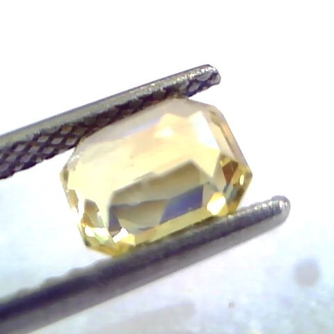 2.01 Ct Unheated Untreated Natural Ceylon Yellow Sapphire/Pukhraj