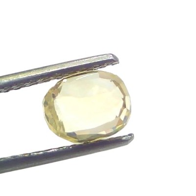 2.02 Ct GII Certified Unheated Untreated Natural Ceylon Yellow Sapphire 2.02 Ct GII Certified Unheated Untreated Natural Ceylon Yellow Sapphire