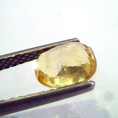 2.05 Ct Unheated Untreated Natural Ceylon Yellow Sapphire Pukhraj
