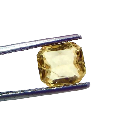 2.03 Ct IGI Certified Unheated Untreated Natural Ceylon Yellow Sapphire