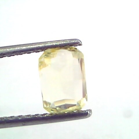 2.03 Ct Unheated Untreated Natural Ceylon Yellow Sapphire Pukhraj