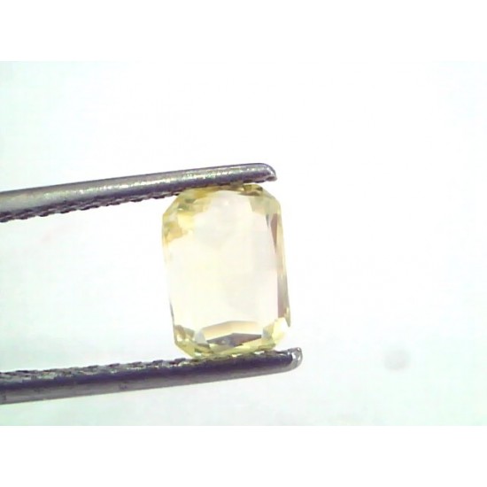 2.03 Ct Unheated Untreated Natural Ceylon Yellow Sapphire Pukhraj