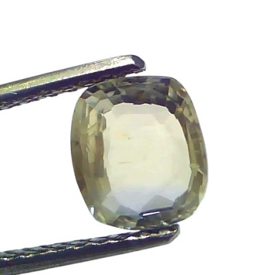 2.05 Ct Certified Unheated Untreated Natural Ceylon Yellow Sapphire Gems 2.05 Ct Certified Unheated Untreated Natural Ceylon Yellow Sapphire Gems
