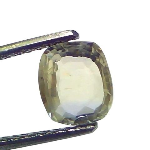 2.05 Ct Certified Unheated Untreated Natural Ceylon Yellow Sapphire Gems 2.05 Ct Certified Unheated Untreated Natural Ceylon Yellow Sapphire Gems