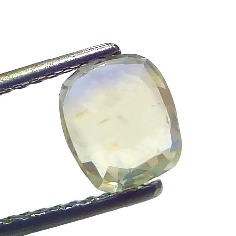 2.05 Ct Certified Unheated Untreated Natural Ceylon Yellow Sapphire Gems 2.05 Ct Certified Unheated Untreated Natural Ceylon Yellow Sapphire Gems