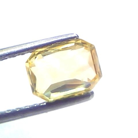 2.04 Ct GII Certified Unheated Untreated Natural Ceylon Yellow Sapphire AAA