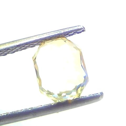 2.04 Ct GII Certified Unheated Untreated Natural Ceylon Yellow Sapphire AA