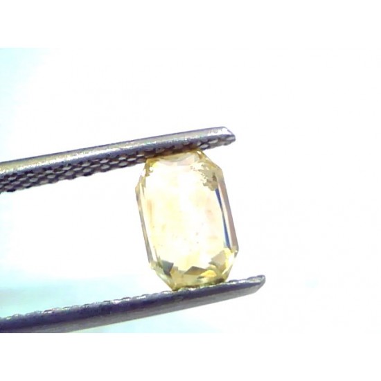 2.05 Ct Unheated Untreated Natural Ceylon Yellow Sapphire Gems
