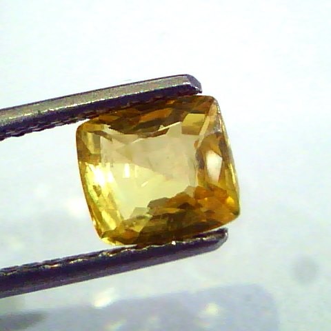 2.05 Ct Unheated Untreated Natural Ceylon Yellow Sapphire AAAAA