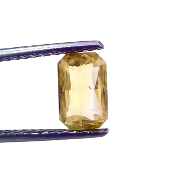 2.05 Ct IGI Certified Unheated Untreated Natural Ceylon Yellow Sapphire