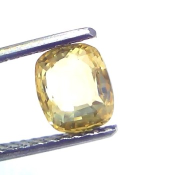2.05 Ct GII Certified Unheated Untreated Natural Ceylon Yellow Sapphire