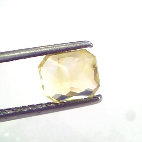 2.05 Ct Unheated Untreated Natural Ceylon Yellow Sapphire Pukhraj